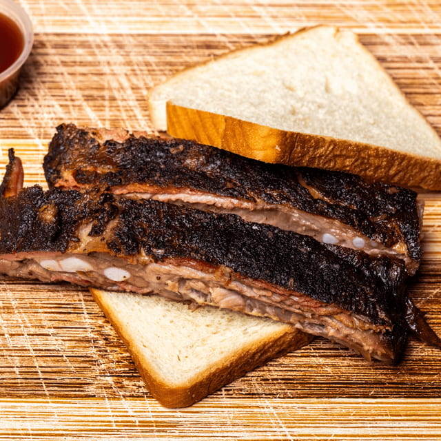 Rib Sandwich.