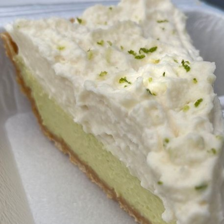 Indulge in our key lime pie